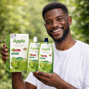 Shampoing Colorant Apple 🍏 – Noir Naturel | Sans Ammoniaque | Effet Rapide 500 ML + 500 ML