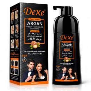 Shampoing Noircissant Base d'Huile d'Argan